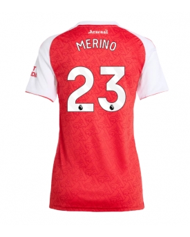 Billige Fotballdrakt Arsenal Mikel Merino #23 Replika Hjemmedrakt Dame 2025-26 Kortermet Billige Fotballdrakt Arsenal Mikel Merino #23 Replika Hjemmedrakt Dame 2025-26 Kortermet
